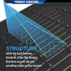 Custom Fit Tpe Truck Bed Mat For 6 5ft Bed 2021-2025 No Graduated Tailgate