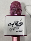 Sing-along Pro Wireless Karaoke Microphone Pink Bluetooth Speaker Mic 