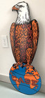 Vintage J i  Case Large 30 x12  Eagle Tractor Sales Farm Porcelain Metal Sign