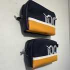 Lufthansa 100th Anniversary Amenity Bags Set Of 2 Navy Yellow White Collectible