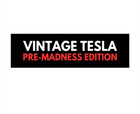 Vintage Tesla Car Magnet Bumper  Anti Elon Musk Maga Funny Auto Decal Cybertruck
