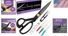 9-inch High Carbon Steel Fabric Scissors For Precise Cutting - Ergonomic Design