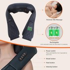 Back And Neck Massager shiatsu Back Massager With Heat cordless Portable Knea   