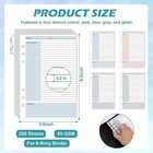 A5 Cornell Notes Refill Paper  200 Sheets For 6-ring Binders