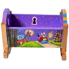 Dollhouse Miniature Artist 1 12 Handpainted Alice Wonderland Crib N  Naumenko 3 