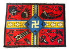 Antique Tobacco Premium Navajo Felt Blanket Native American 1910s Size 8 1 4 X6 