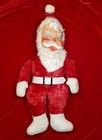 1950s Rare Early Rushton Co  Store Display Santa Claus Rubber Face Plush 26    Vtg