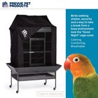 Prevue Pet Products Large Playtop Bird Cage 36 0 l X 24 0 w X 49 0 h  Black