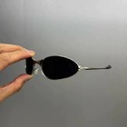 Vintage Oakley E Wire 1 0 Sunglasses Y2k Metal Frame Black Lens Rare