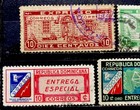 Dominican Republic 1927-1967  Special Delivery Stamps  Sc  E3-e9  Used