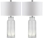 Safavieh Bottle Glass Lamp  set Of 2    Clear  
