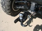 Atv 3-way Receiver Hitch 2  Hitch Ball Tow Hook Mount Draw Bar Tractor Trailer