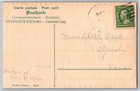 1900s Embossed Four Leaf Clover Horseshoe Pen Birthday Postcard Printed Saxony