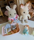 Calico Critters Red Roof Country Home House Rabbit Family Furniture Lot Set