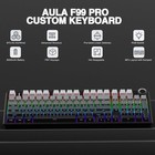 Aula F99 Pro Wireless Mechanical Keyboard Tri-mode Rgb Backlit Gaming Keyboards
