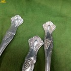 Vtg antiq Set 13 Silverplate Spoons 1847 Rogers Bros A1 Xs Triple Grapes Vines  