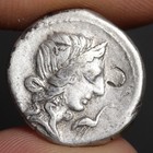 Elephant Denarius 81bc Ancient Roman Republic Silver Coin Metellus Sulla Rome