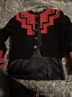 Western Pleasure Show Jacket With Beaded Collar Shell Size M