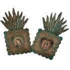 Mexican Tin Shadowbox Nicho  Sacred Heart Virgin Guadalupe