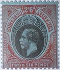 Travelstamps  1912 Southern Nigeria Sc  53  Two   Six Pence  Kgv Mint  Og Hinged
