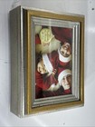 Wooden Musical Jewelry Box W velvet Interior   Picture Frame Top Christmas Gift