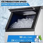 Built-in Commercial Ice Maker Stainless Steel Freestanding Ice Cube Machine