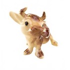 Retired Hagen Renaker Comical Jersey Cow Ceramic Painted Figurine