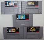 Lot Of  5  Super Nintendo Game Cartridges All Tested Super Mario World   More