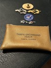 Vintage Tampa Greyhound Bag  Dog Pins  Etc 