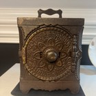 J e Stevens August 17th  1897 - Material  Cast Iron   burglar Proof Safe not Key