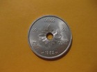 1952 Elephant Coin  Lao Laos  20 Cents  Alum   Nice Large Coin Ebayship
