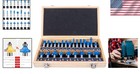 Durable 24-piece Router Bit Set With Anti-kickback Design - Ideal For Projects