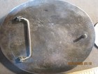 Vintage 925 Sterling Silver Large Natural Turquoise L Belt Buckle Signed B