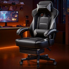Gaming Chair With Footrest  Big And Tall Game Chair 350lb Racing Style Computer 