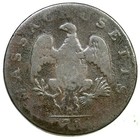 1788 7-m R-4  Massachusetts Cent Colonial Copper Coin