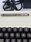 Vintage Commodore Vic-20 Home Computer W Cables In Original Box - Powers On