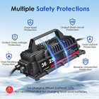 New  25amp Lithium Golf Cart Battery Charger For 36 Volt 43 8v 38 4v  Lifepo4
