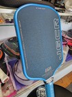 Blue Honolulu J6cr Elongated Pickleball Paddle With Blue Grit Endurance Surface