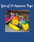 Lot Of 24 Jumbo Squeeze Toys - Big Size  Soft   Squishy Stress Relief Set
