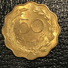 High Grade Unc 1953 Paraguay 50 Centimos Coin-some Toning-sep094