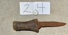 Antique Hand Made Native American Navajo Knife Iron Blade Primitive
