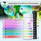 7 In 1 Aquarium Test Kit For Freshwater And Saltwater - 125 Aquarium Test Str   