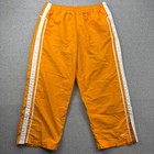 Vintage Nike Boys Track Pants Size L 12-14 Orange Gray Tag Warm Up Y2k Tennessee