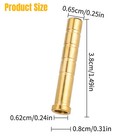 12pcs 100grain Heavy Weight Arrow Brass Inserts Base Archery Id6 2mm Arrow Shaft