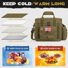 Tactical Lunch Box For Men  Cooler Bag With Detachable Molle Bag
