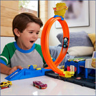 Hot Wheels Toy Car Track Set  Super Police Station Playset With 1 64 Scale Die-c