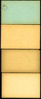 Montenegro Stamps Lot Of 4 Rare Postal Cards