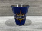 Wwe Wrestlemania Metal Shot Glass Metal New In Plastic Collectors Item 2016