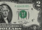 1976  2 Federal Reserve Note Two Dollar Bill Uncirculated Atlanta District Star