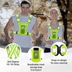 Running Vest Chest Phone Holder For Women Men  Reflective Vest Safety Gear Fo   